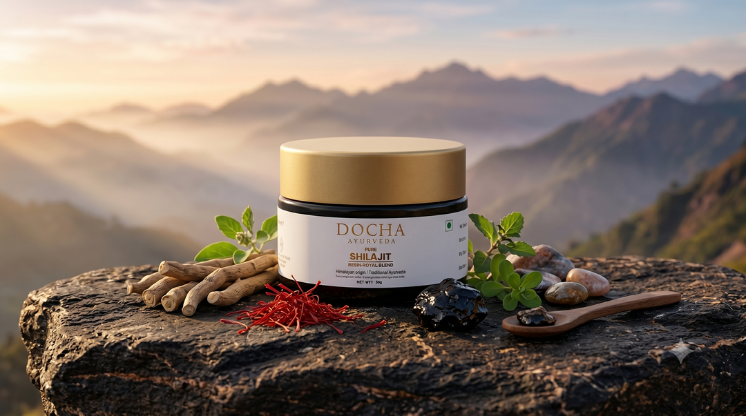 Royal Shilajit Resin Blend: Botanical Science, Ayurveda, Adaptogens & Testosterone Support