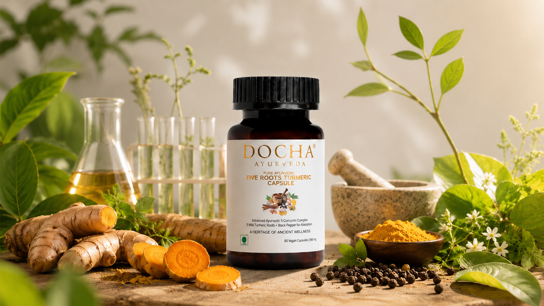 Deep Calibration: The Five-Rhizome Spectrum and Absorption Bio-Mechanics of Docha's Turmeric Capsule