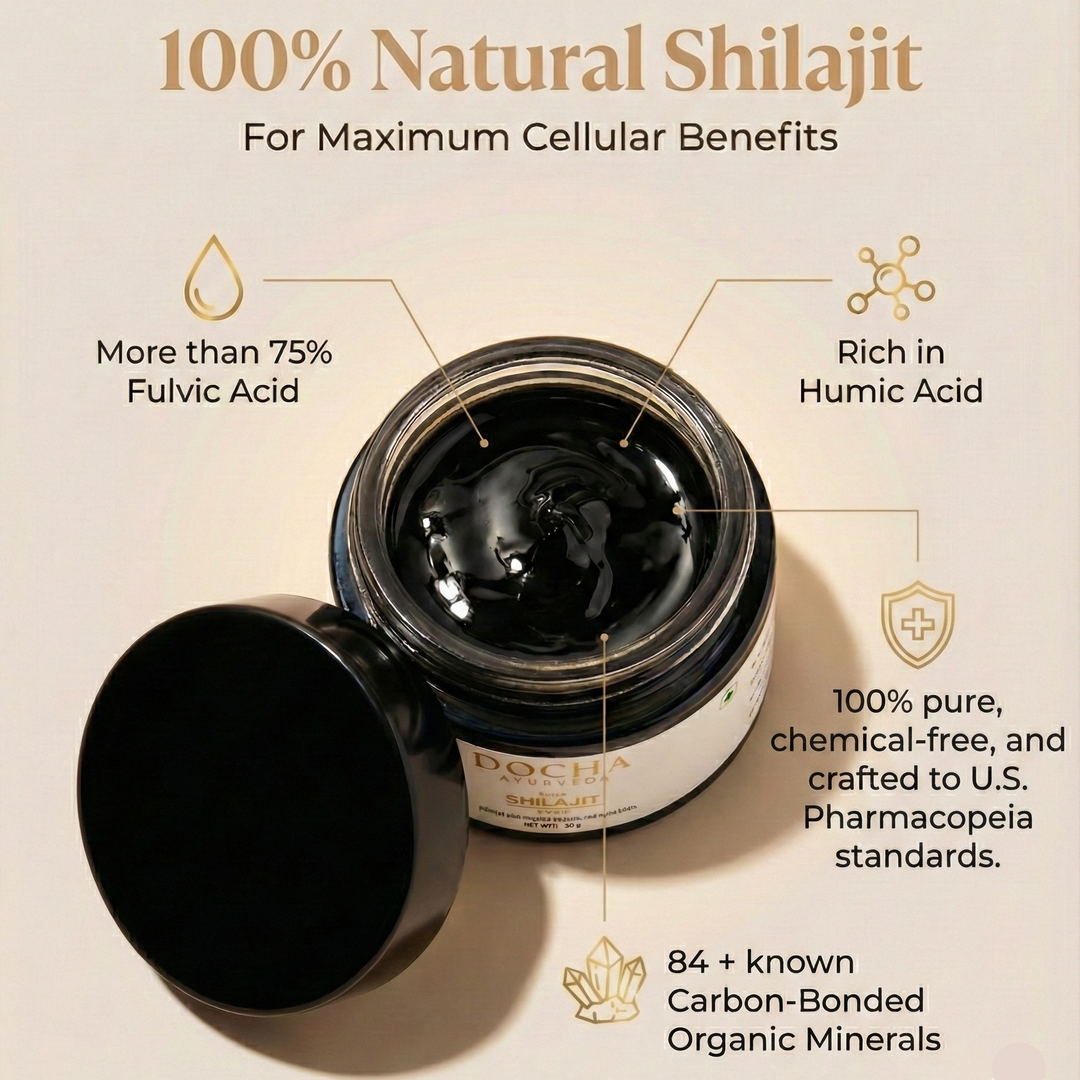 Docha Ayurveda Pure Shilajit Resin