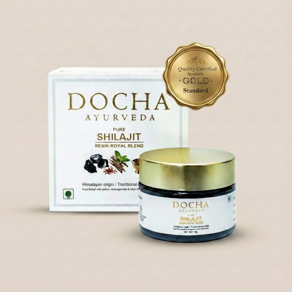 Docha Ayurveda Pure Shilajit Resin - Royal Blend