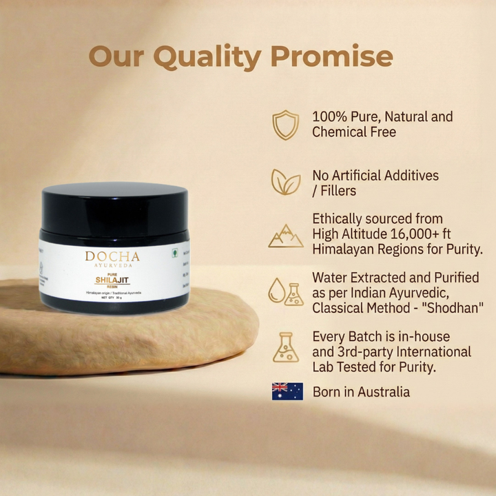 Docha Ayurveda Pure Shilajit Resin